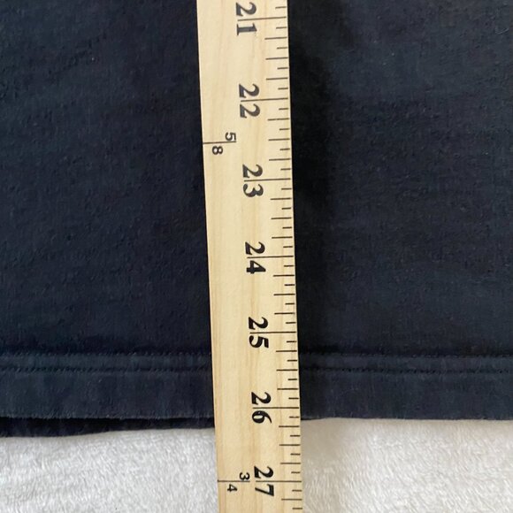 Nautica 1/4 Zip Black Gray Long Sleeve Sweater Shirt Cotton/Polyester - Picture 9 of 10